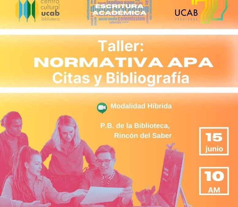 Taller: APA 7ma Ed.: citas y bibliografías